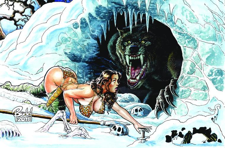 Cavewoman: Snow #4 (2002) - Budd Root Special Edition