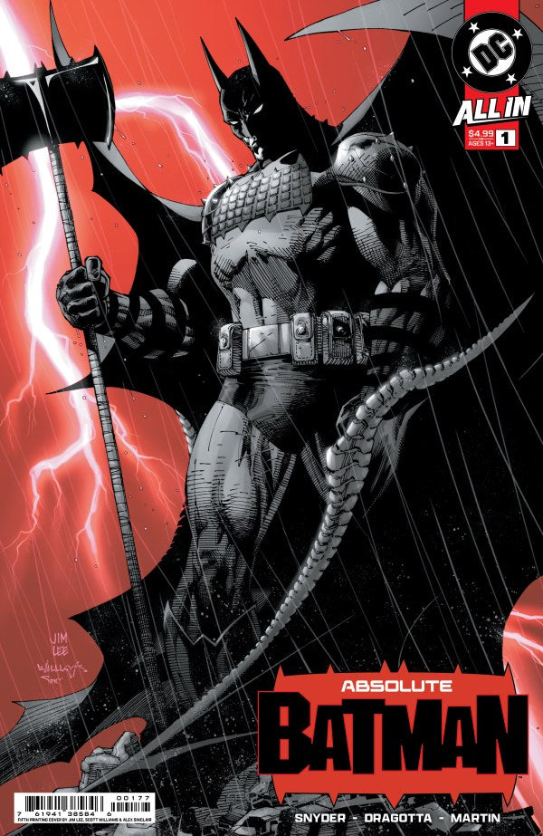 Absolute Batman #1 (2025) - 5th Printing - Jim Lee Variant