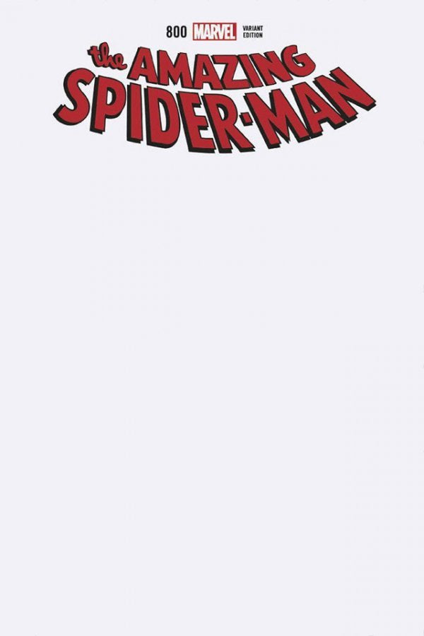 Amazing Spider-Man #800 (2018) - Blank Variant