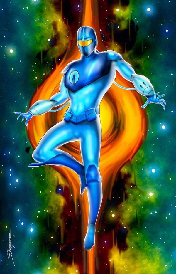 Blue Flame #1 (2021) - Exclusive Sheldon Bueckert Virgin Variant