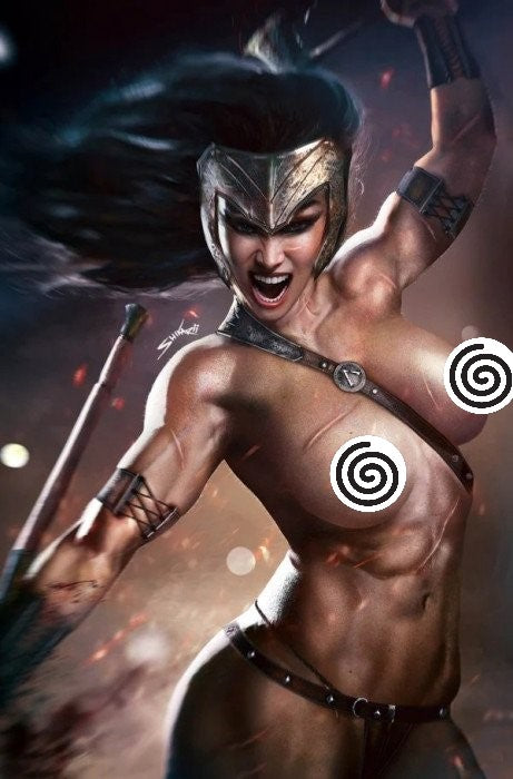 Born of Blood #3 (2022) - Kickstarter Exclusive Shikarii "Warrior" Virgin Variant