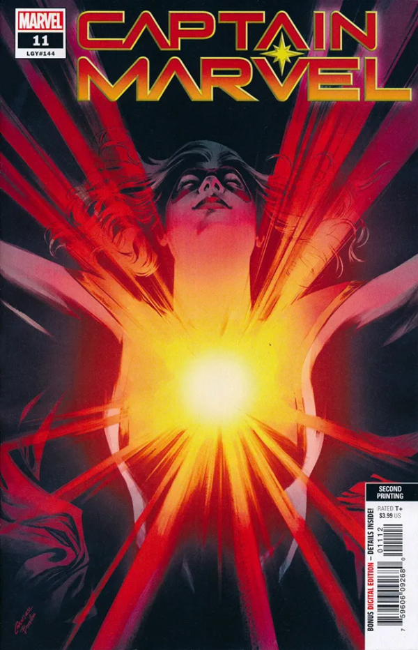 Captain Marvel #11 (2019) - 2nd Printing - Carmen Carnero Variant