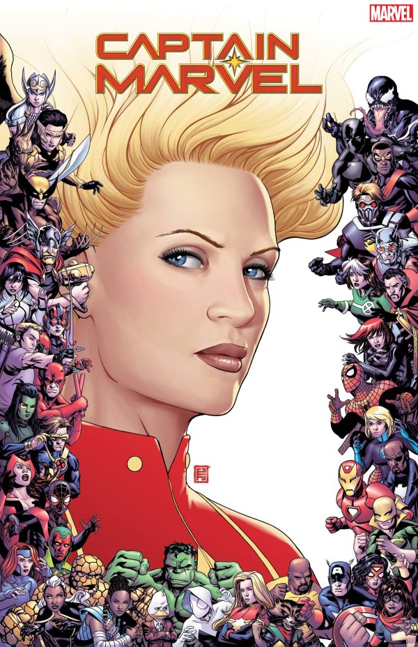 Captain Marvel #9 (2019) - John Tyler Christopher "Marvel 80th Frame" Variant