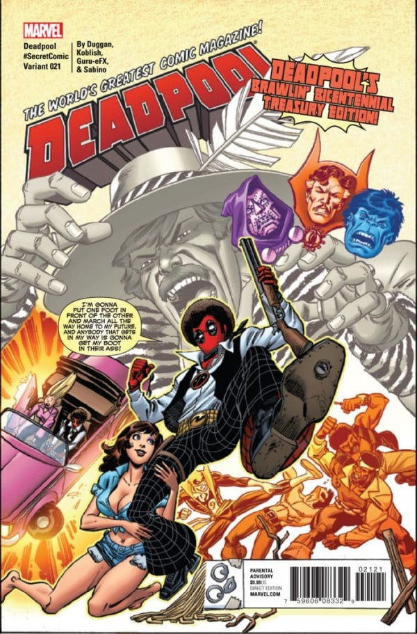 Deadpool #21 (2016) - Scott Koblish "Secret Comic" Variant