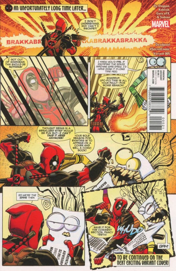Deadpool #5 (2016) - Scott Koblish "Secret Comic" Variant