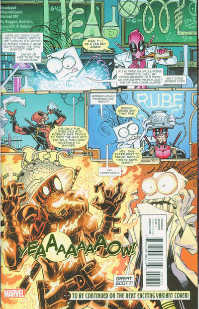 Deadpool #7 (2016) - Scott Koblish "Secret Comic" Variant