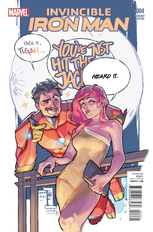 Invincible Iron Man #4 (2015) - 1:25 Yasmine Putri Variant
