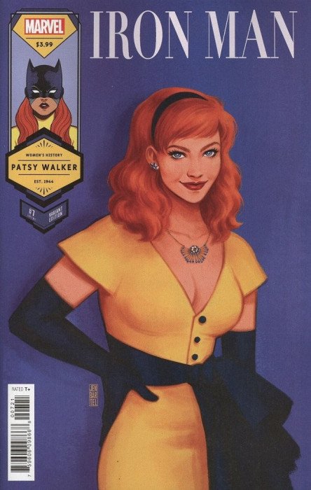 Iron Man #7 (2021) - Jen Bartel "Women's History Month" Variant