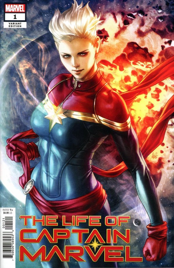 Life of Captain Marvel #1 (2018) - 1st Printing - Stanley 'Artgerm' Lau Variant