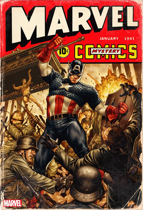 Marvel Comics #1000 (2019) - Mark Brooks "40s" Variant