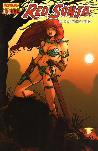 Red Sonja #4 (2006) - Cully Hamner Variant