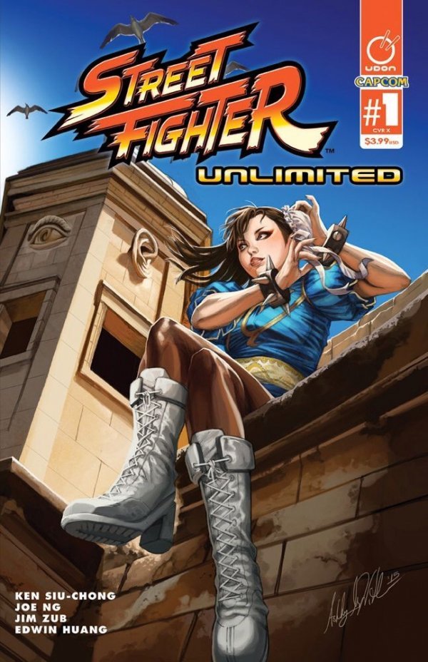 Street Fighter Unlimited #1 (2015) - Exclusive Ashley Witter "Color" Variant
