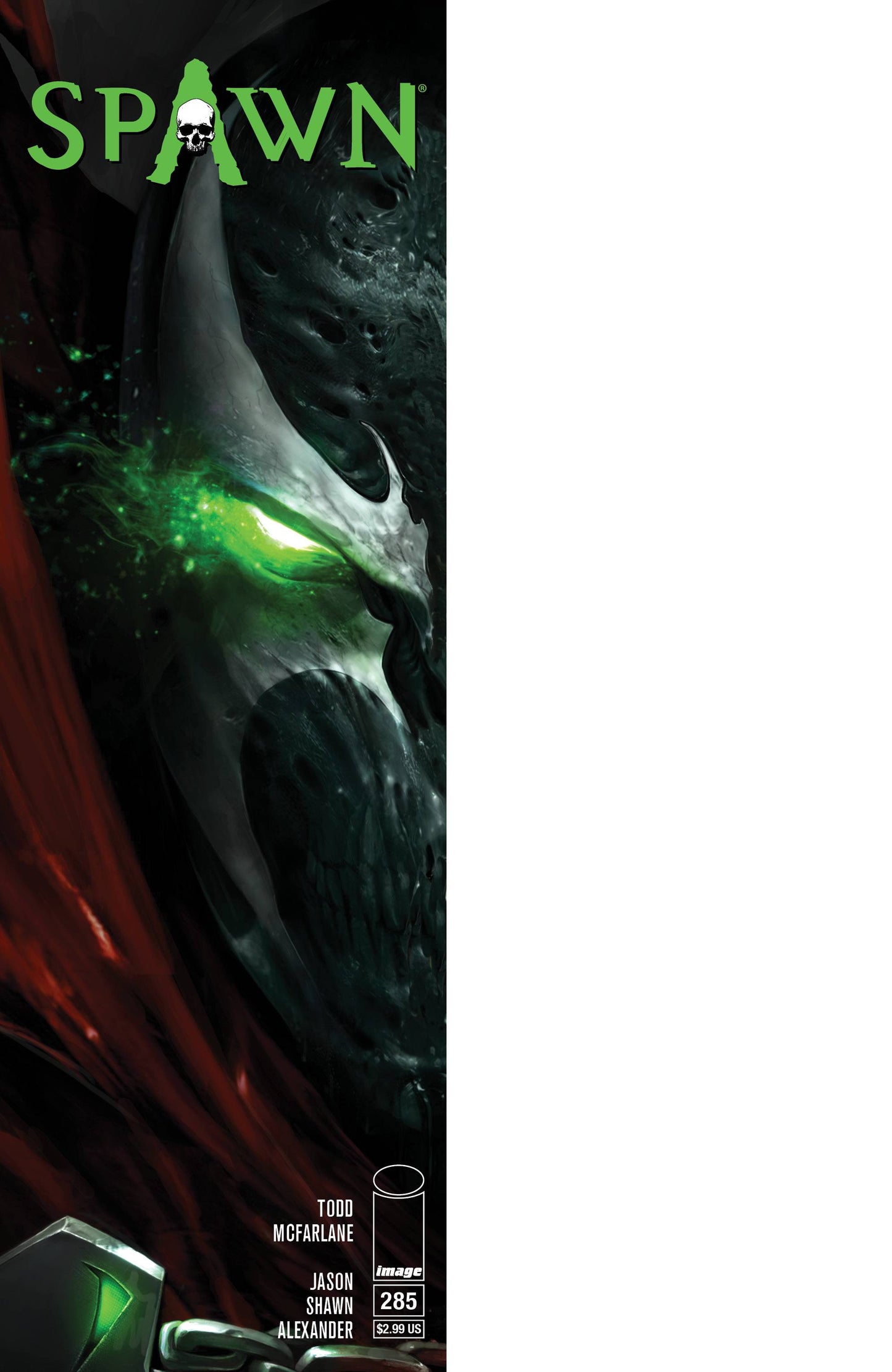 Spawn #285 (2018) Francesco Mattina "Masked" Blank Sketch Variant