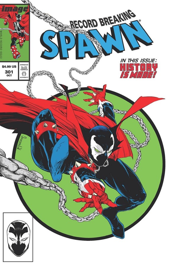 Spawn #301 (2019) Todd McFarlane "Amazing Spider-Man #301 Homage" Variant