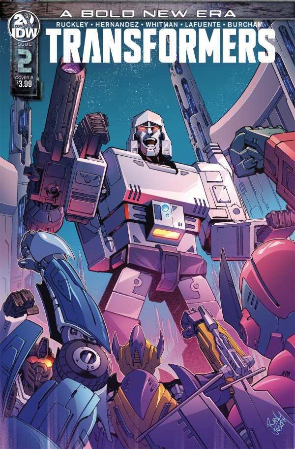 The Transformers #2 (2019) - Ron Joseph Variant Cover B