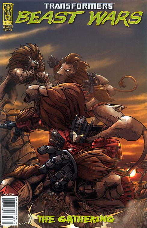 Transformers: Beast Wars - The Gathering #3 (2006) - Nick Roche Variant Cover B