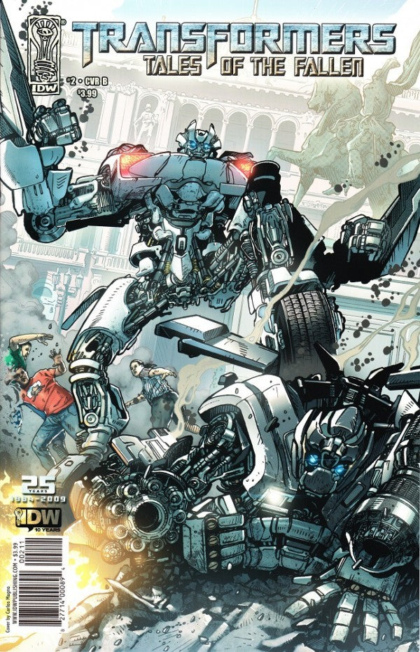 Transformers: Tales of the Fallen #2 (2009) - Carlos Magno Variant Cover B