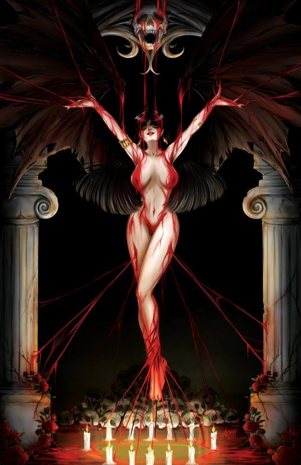 Vampirella #1 (2019) - Exclusive Anna Zhuo Virgin Variant