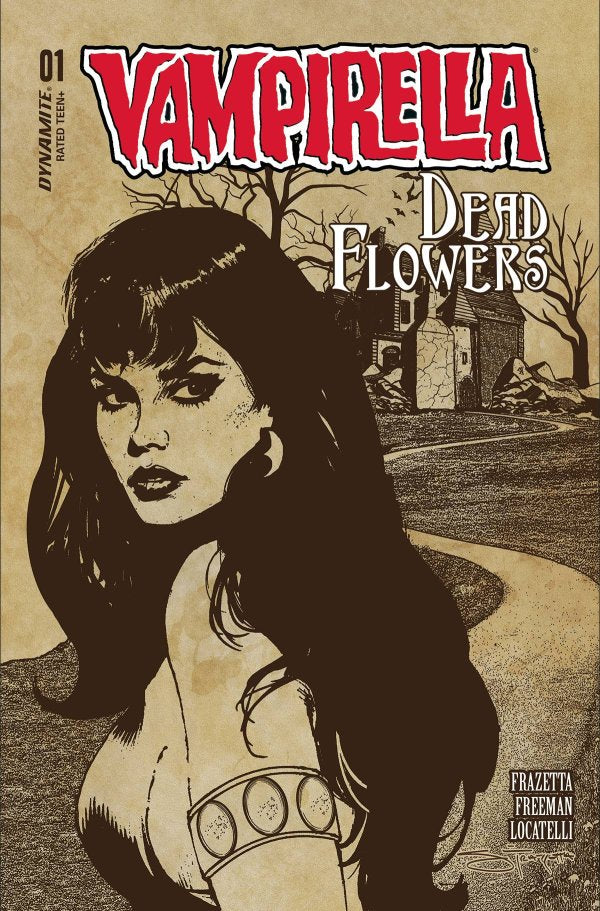 Vampirella: Dead Flowers #1 (2023) - Sara Frazetta & Bob Freeman Variant