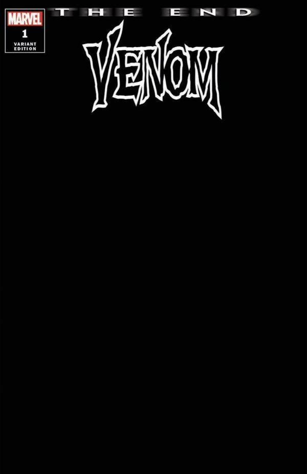 Venom: The End #1 (2020) - Exclusive Scorpion Comics Black Blank Variant