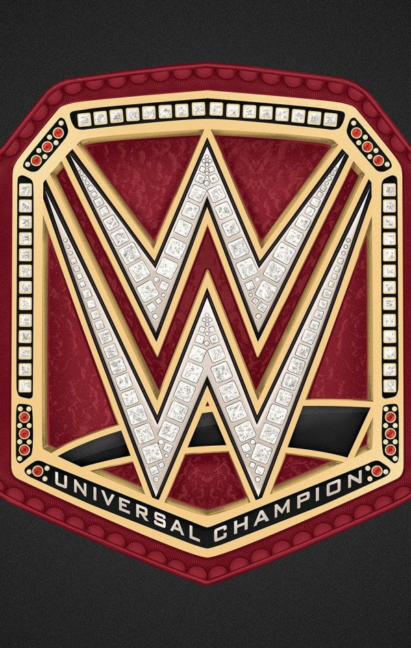 WWE #1 (2017) One Per Store Scott Newman Universal Heavyweight Championship Belt Gatefold Foil Virgin Variant