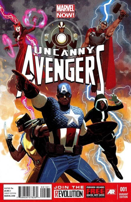 Uncanny Avengers #1 (2012) - 1:50 Daniel Acuna Variant