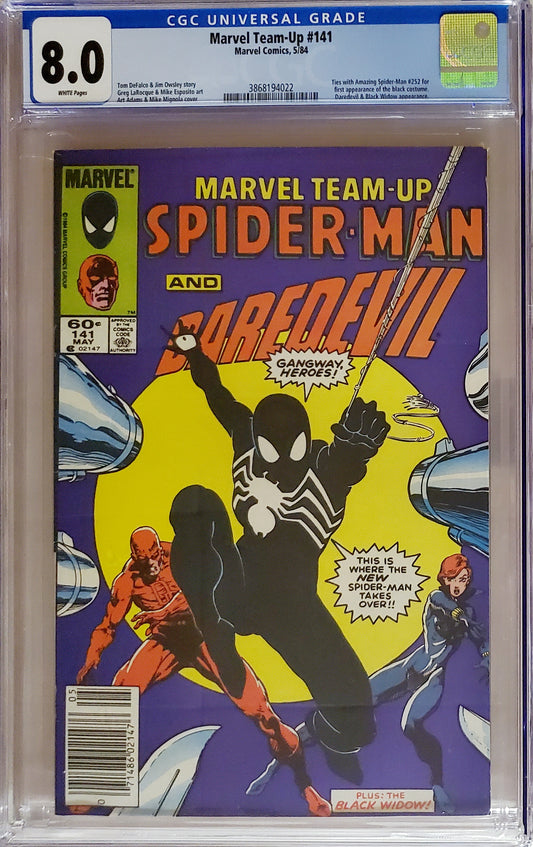 Marvel Team-Up #141 (1984) Newsstand Variant - CGC 8.0