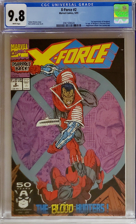 X-Force #2 (1991) - CGC 9.8