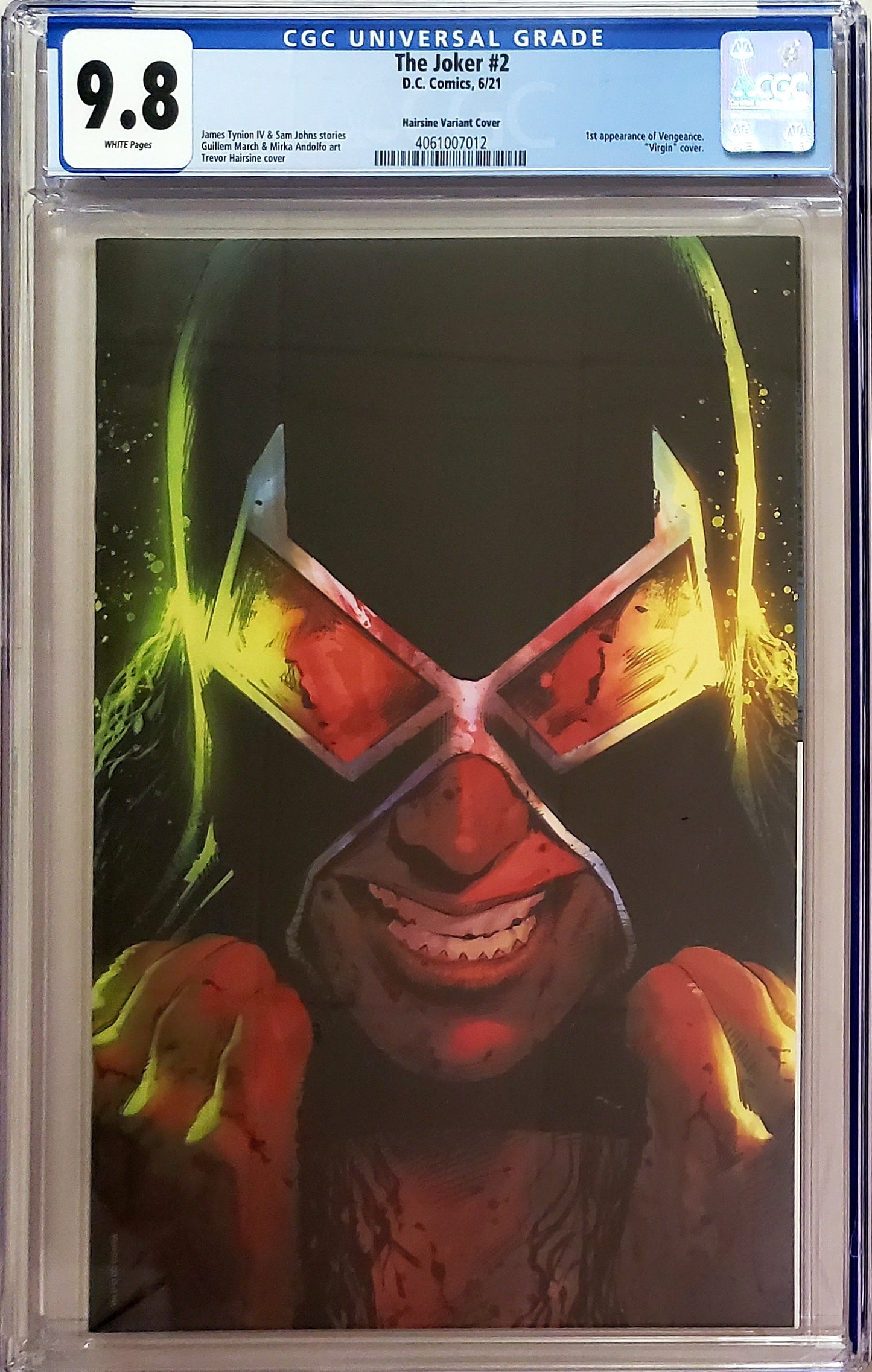 Joker #2 (2021) - 1:50 Trevor Hairsine/Santa Prisca Virgin Variant - CGC 9.8