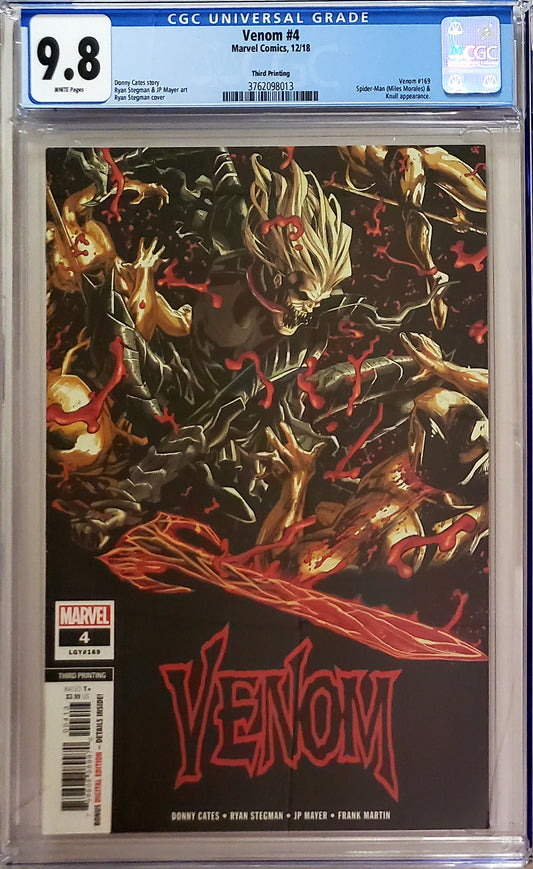 Venom #4 (2018) - 3rd Printing - CGC 9.8