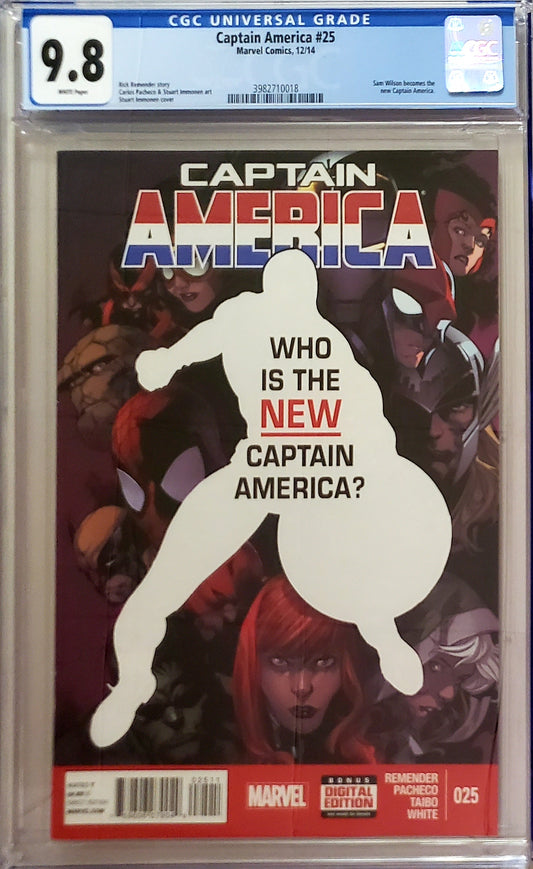 Captain America #25 (2014) - CGC 9.8