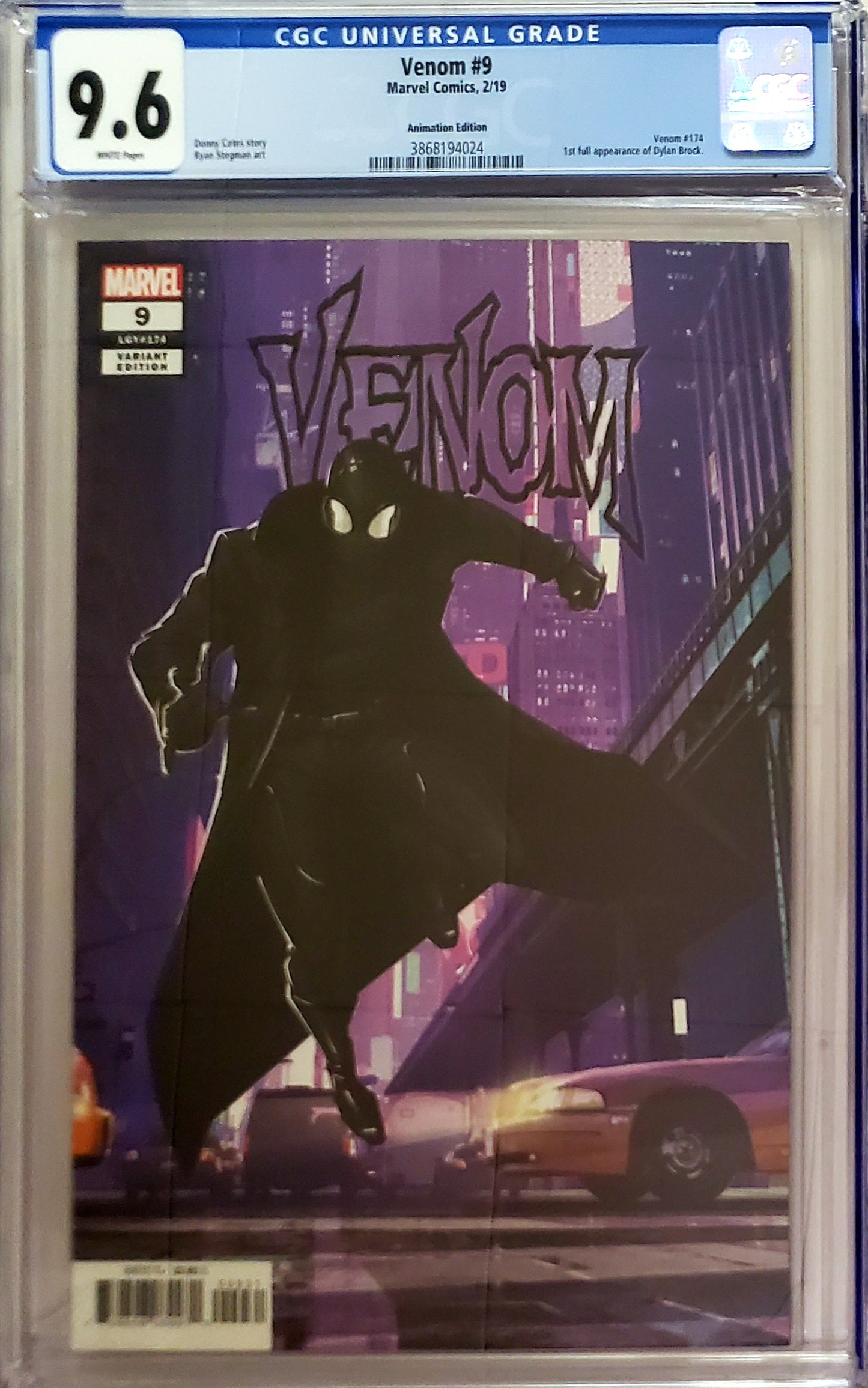 Venom #9 (2019) - 1:10 Animation Variant - CGC 9.6