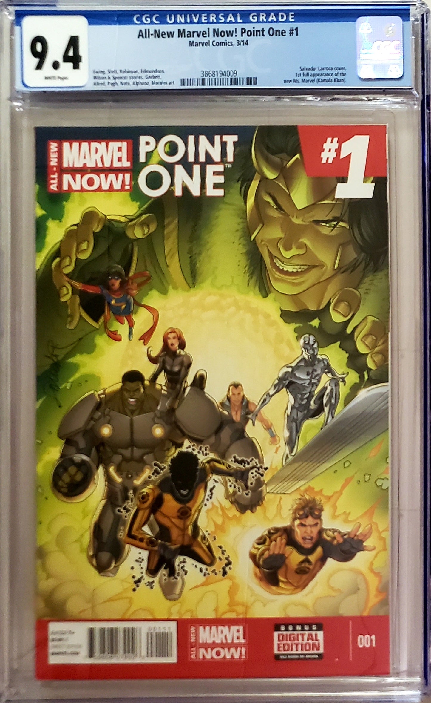 All-New Marvel Now! Point One #1 (2014) - CGC 9.4