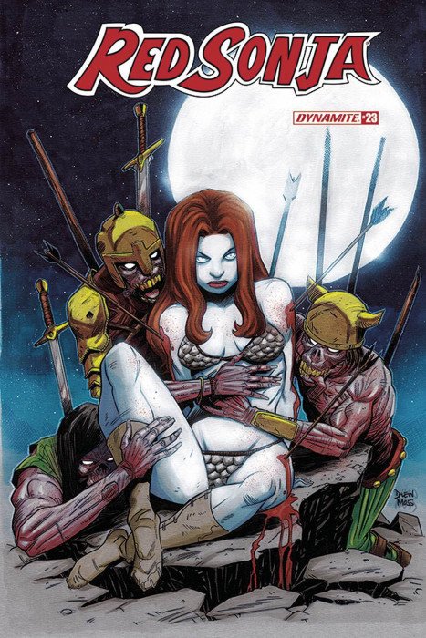 Red Sonja #23 (2021) - 1:7 Drew Moss "Zombie" Variant