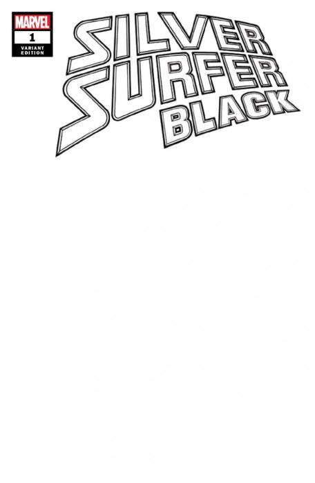 Silver Surfer: Black #1 (2019) - Blank Variant