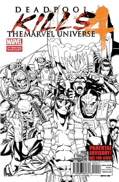 Deadpool Kills The Marvel Universe #4 (2012) - 2nd Printing Variant