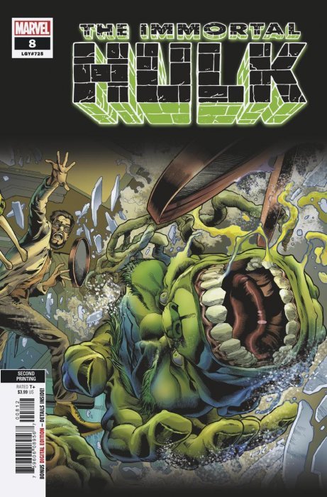 Immortal Hulk #8 (2018) - 2nd Printing Variant