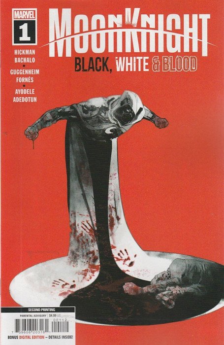 Moon Knight: Black, White & Blood #1 (2022) - 2nd Printing