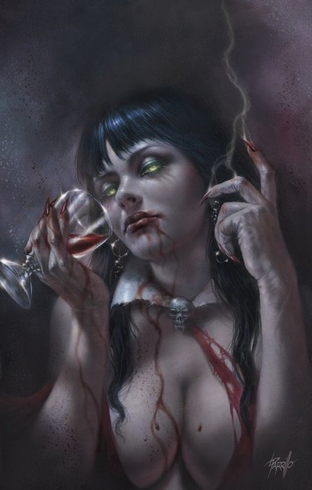 Vampirella vs Reanimator #1 (2018) - Exclusive Lucio Parrillo Virgin Variant