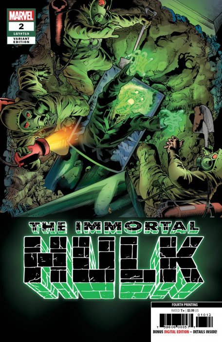 Immortal Hulk #2 (2018) - 4th Printing Variant