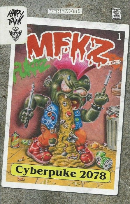 MFKZ #1 (2021) - 1:10 Cyberpuke 2078 (Garbage Pail Kids Homage) Variant