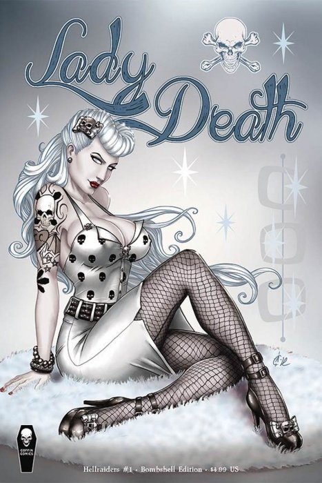 Lady Death: Hellraiders #1 Bombshell Edition (2019) - David Harrigan Variant