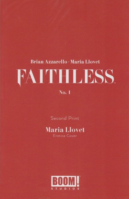 Faithless #1 (2019) - 2nd Printing Variant - Maria Llovet "Erotica" Variant