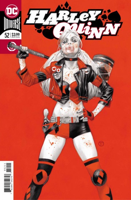 Harley Quinn #52 (2018) - Julian Totino Tedesco Enhanced Foil Cover