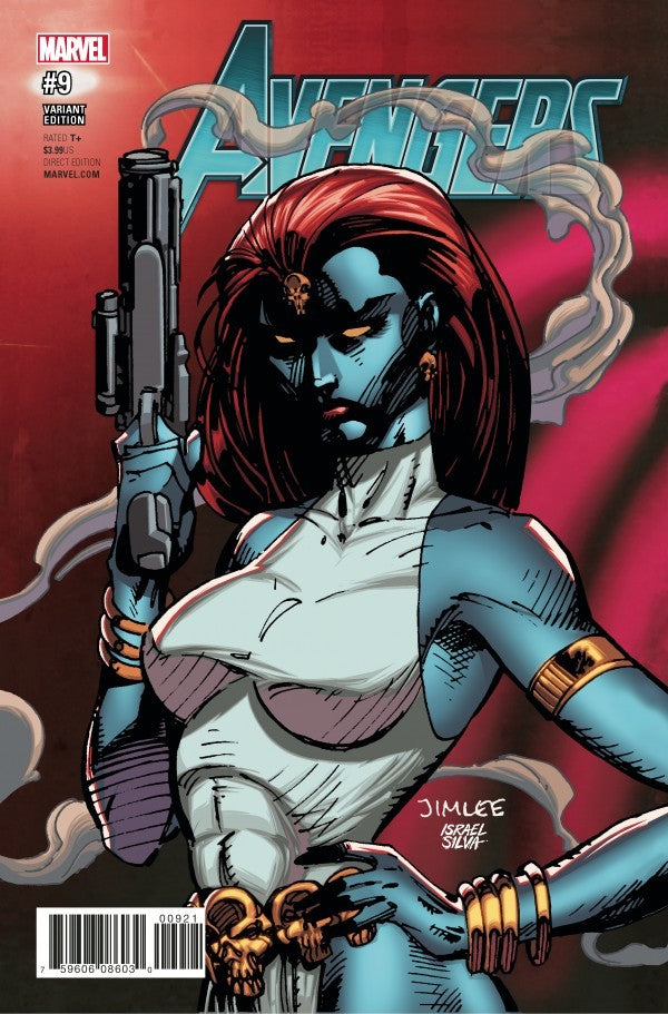 Avengers #9 (2017) - Jim Lee "X-Men Trading Card" Variant