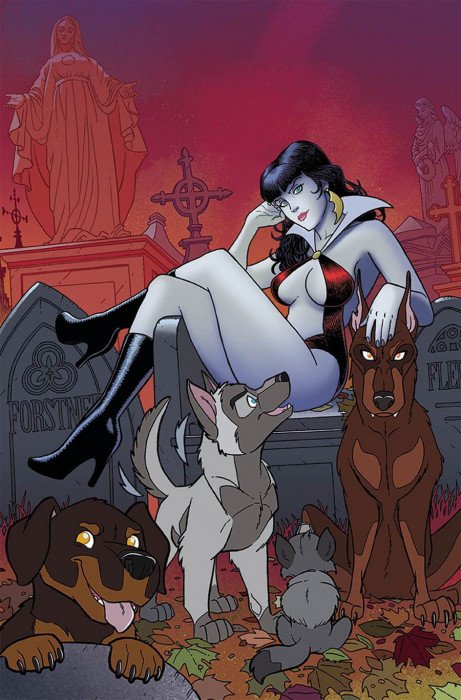 Vampirella #25 (2021) - 1:11 Tony Fleecs & Trish Forstner "Stray Dogs" Virgin Variant