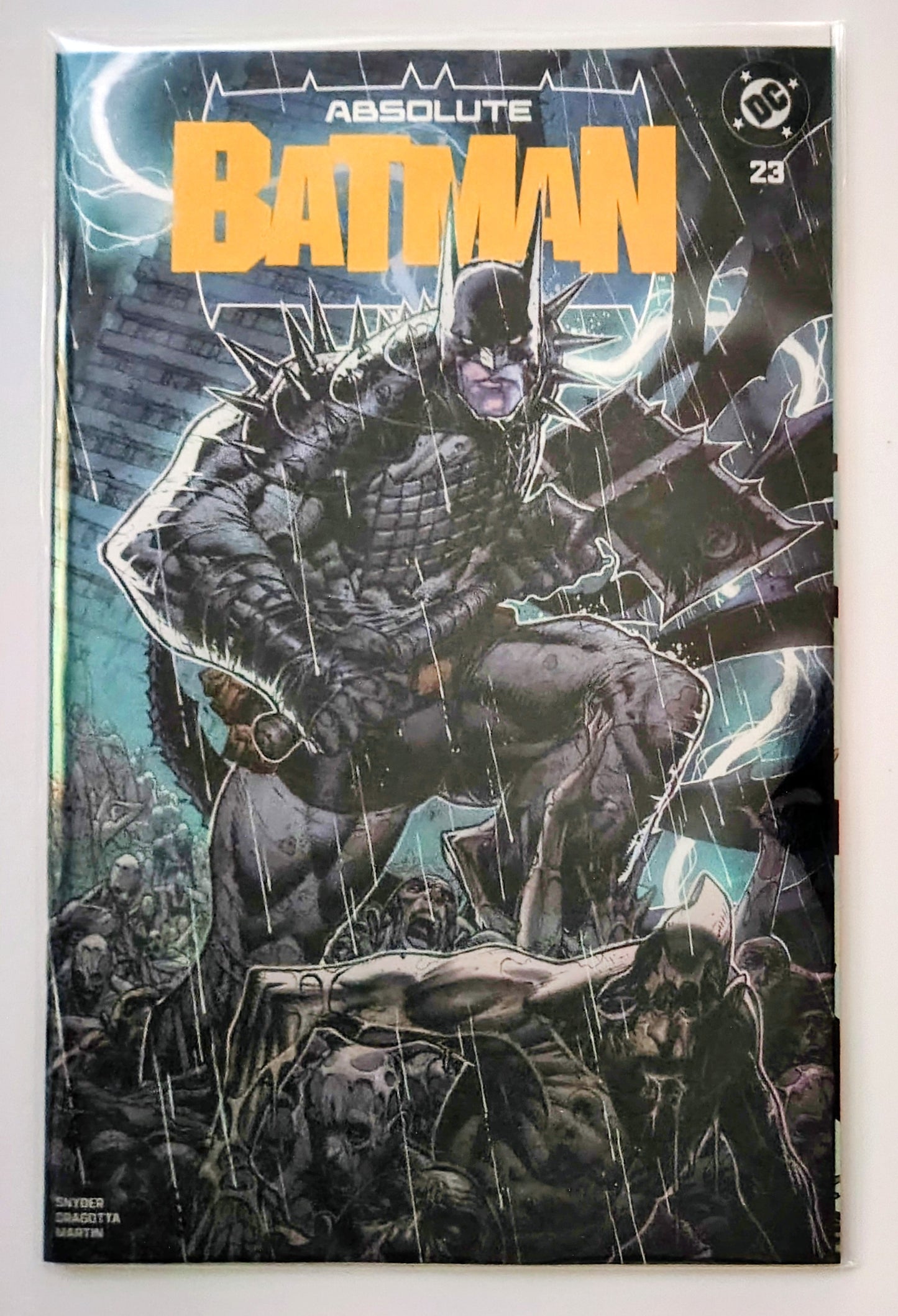 Absolute Batman #23 (2026) - Exclusive Stephen Platt FanExpo Blue Foil Variant