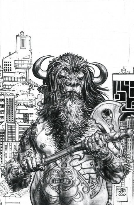 American Gods #1 (2017) - Exclusive Glenn Fabry "Sketch" Variant