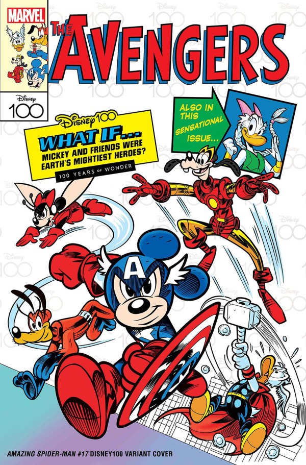 Amazing Spider-Man #17 (2023) - Lorenzo Pastrovicchio "Disney 100 What If?" Variant