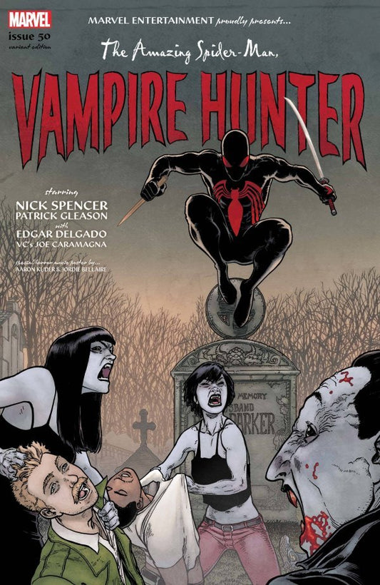 Amazing Spider-Man #50 (2020) - Aaron Kuder "Spider-Man Vampire Hunter Horror" Cover